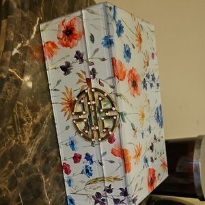 Floral Jewelry Box with Gold Accent